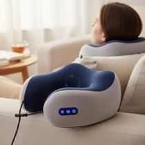 Almofada Massageadora de Pescoço Recarregável Sem fio Almofada Massageadora de Pescoço Recarregável Sem fio