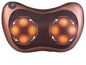 Almofada Massageadora Eletrônica 4 Rollers com Luz e Calor Almofada Massageadora Eletrônica 4 Rollers com Luz e Calor