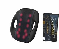 Almofada Massageadora Shiatsu Lumina 3d Bivolt + Fisiofort Premium