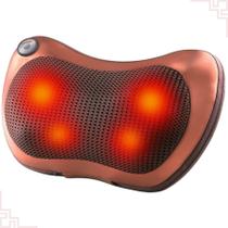 Almofada Massageadora Shiatsu Pescoço Encosto Lombar Bivolt