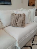 Almofada Máxi Tricot cor fendi Almofada Máxi Tricot cor fendi