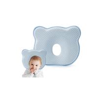 Almofada Memory Foam Baby Flat Head Mobiliário de quarto azul