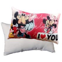 Almofada Mickey e Minnie i love you” Presente Romântico e Fofo