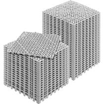 Almofada modular interligada VEVOR, pacote com 50, 30x30cm, cinza