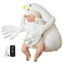 Almofada Nana Nenem Palma Calmante Bebe Criança Sono Tranquilo Macio Confortavel USB Recarregavel Controle Remoto Seguro