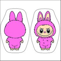 Almofada Naninha do Labubu Rosa Pelúcia Decorativa Macia Infantil