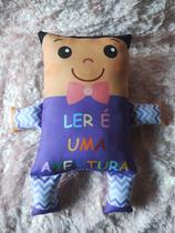 almofada naninha educativa boneco da leitura almofada naninha educativa boneco da leitura