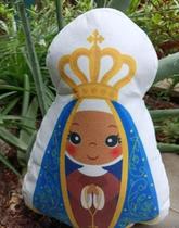 Almofada Naninha Santinhos Bebê Nossa Senhora Aparecida