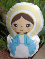 Almofada Naninha Santinhos Bebê - Nossa Senhora Das Graças