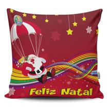 Almofada Natal Com Ziper Estampa Digital Unidade 45x45