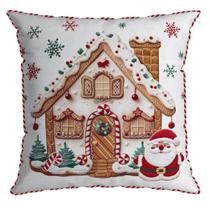 Almofada Natalina Cordone Casa Candy 445502 43X43Cm Belchior Almofada Natalina Cordone Casa Candy 445502 43X43Cm Belchior