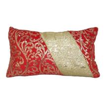 Almofada Natalina Vermelha Decorativa Para Natal Grande 47Cm