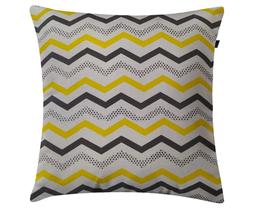 Almofada Natural Chevron 40x40cm Amarela Almofada Natural Chevron 40x40cm Amarela