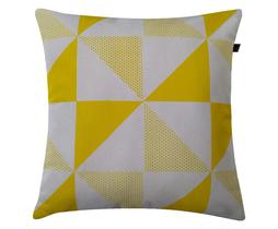 Almofada Natural Triangulos 40x40cm Amarelo Almofada Natural Triangulos 40x40cm Amarelo