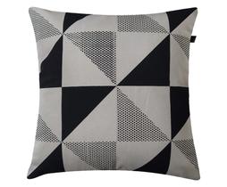 Almofada Natural Triangulos 40x40cm Preto