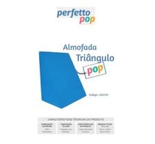 Almofada Ortopédica Ergonômica Triângulo Encosto Postural Lombar POP - Perfetto Almofada Ortopédica Ergonômica Triângulo Encosto Postural Lombar POP - Perfetto