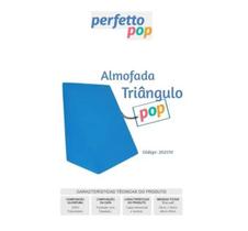 Almofada Ortopédica Ergonômica Triângulo Encosto Postural Lombar POP - Perfetto
