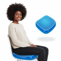 Almofada Ortopédica Silicone Colmeia Universal Postural Alivia Dor Coluna Capa Lavável