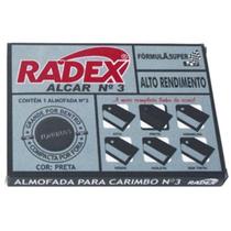 Almofada p/ carimbo Nº 3 Preto - Radex