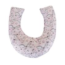 Almofada Para Amamentação Bebê Menina Dino Rosa - Carinho de Anjo Almofada Para Amamentação Bebê Menina Dino Rosa - Carinho de Anjo