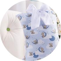 Almofada para amamentação bebê - menino ursinho/lua Almofada para amamentação bebê - menino ursinho/lua