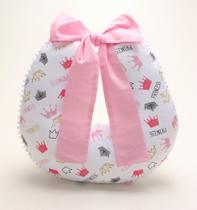 Almofada Para Amamentação Com Laço Ajustável Baby Menina