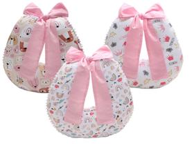 Almofada Para Amamentação Com Laço Ajustável Baby Menina