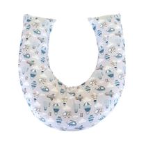 Almofada Para Amamentação de Bebê Menino Balão Cinza