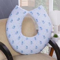 Almofada Para Amamentação de Bebê Menino Realeza Azul