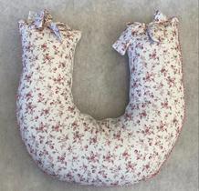 Almofada para amamentação de bebe Recem Nascido - Diva Floral