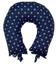 Almofada para Amamentação Fácil de Lavar - Coroa Perola Azul Mariho Almofada para Amamentação Fácil de Lavar - Coroa Perola Azul Mariho