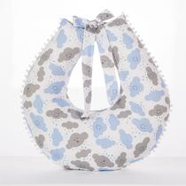 Almofada Para Amamentação - Travesseiro Nuvem Azul Bebê - LuckBaby