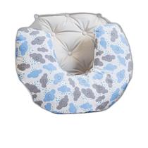 Almofada Para Amamentar Nuvem Azul Menino Chuva De Amor Baby