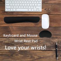 Almofada para Apoio de Pulso para Teclado e Mouse - Para Escritório e Notebook