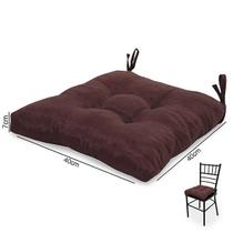 Almofada para Assento de Cadeira Marrom Almofada para Assento de Cadeira Marrom