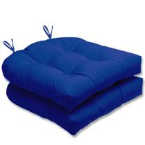 Almofada Para Assento Futton Solid 40x40cm Azul Royal 2Pçs Almofada Para Assento Futton Solid 40x40cm Azul Royal 2Pçs