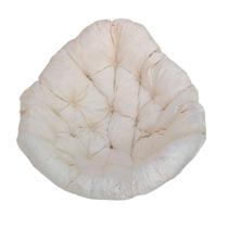 Almofada Para Balanço Suspenso Impermeável Aquablock Almofadão Creme Espuma Flocada D28 Almofada Para Balanço Suspenso Impermeável Aquablock Almofadão Creme Espuma Flocada D28