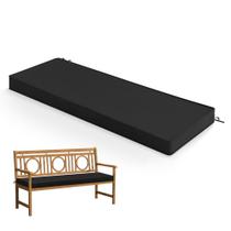 Almofada para banco Summsun 122 x 46 x 8 cm impermeável preta Almofada para banco Summsun 122 x 46 x 8 cm impermeável preta