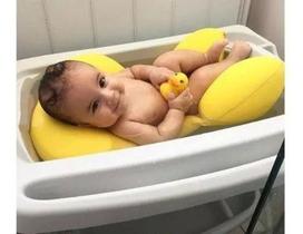 Almofada para banho amarelo Buba Baby Almofada para banho amarelo Buba Baby