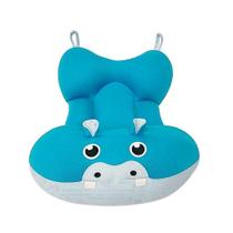 Almofada para banho hipopótamo luca azul claro