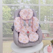 Almofada para Bebê Conforto Apoio Redutor de Bebê Menina Cupcake