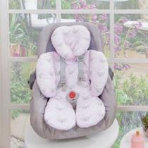 Almofada para Bebê Conforto Apoio Redutor de Bebê Menina Ovelhinha Rosa
