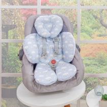 Almofada para Bebê Conforto Apoio Redutor de Bebê Menino Ovelhinha Azul