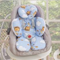 Almofada para Bebê Conforto Apoio Redutor de Bebê Menino Urso Aviador