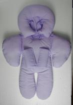 Almofada para bebê conforto bebê - super cheio- menino/menina -lilás