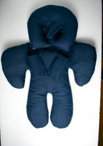 Almofada para bebê conforto bebê - super cheio- menino/menina - marinho - VITORBABYSTORE