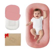 Almofada para Bebê Lucakuins Design Biónico Algodão Orgânico Rosa Almofada para Bebê Lucakuins Design Biónico Algodão Orgânico Rosa
