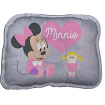 Almofada para Berço e Carrinho de Bebê Recém Nascido Minnie Disney Confortável e Macia Baby Go - 03726