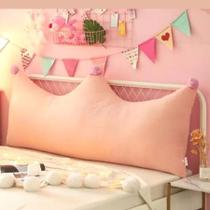 Almofada Para Cabeceira Box Cama Casal Pallets Encosto Lombar Repouso Decoração Rose Gold Capa Zíper