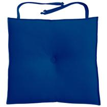 Almofada Para Cadeira 40x40cm Moond - Azul Royal